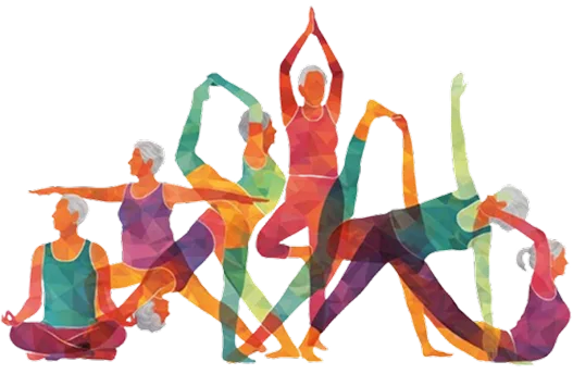 Fitness Arts 1 Older adults enjoying creative movement
